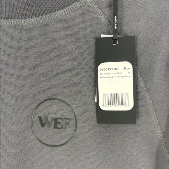 Kingland Boston Ladies Oversize Sweater Grey - Picture 2 of 9